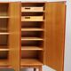 Vintage mahogany sideboard with storage and drawers – Sweden, 1960s