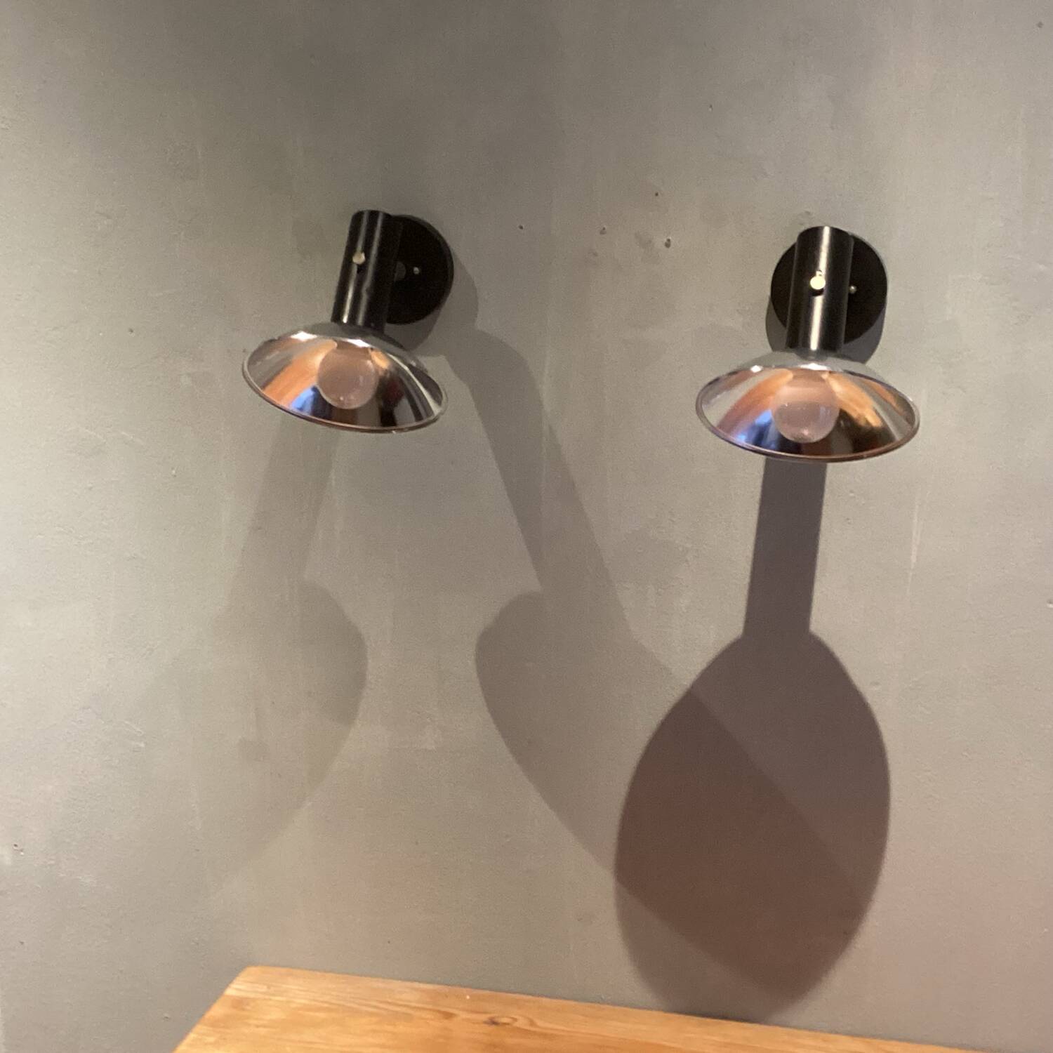 2 fantastisic design vintage wall lamps Spotlight