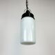 Industrial Bakelite Pendant Light with Milk Glass, 1970s