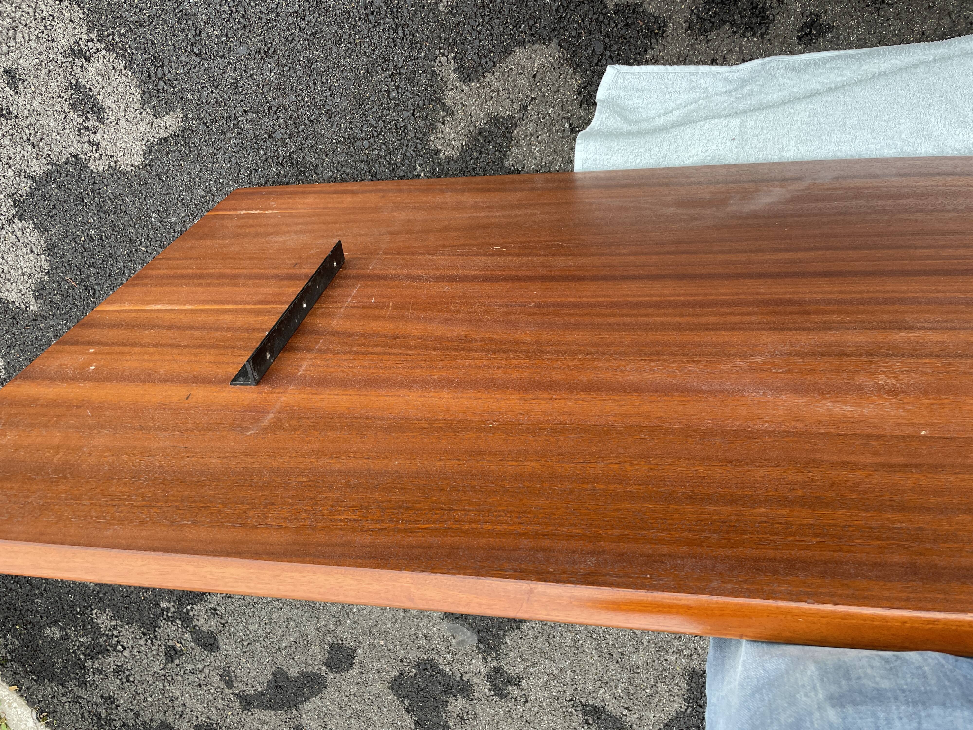 Desk Jacques Hauville 1960 bema and enfilade desk