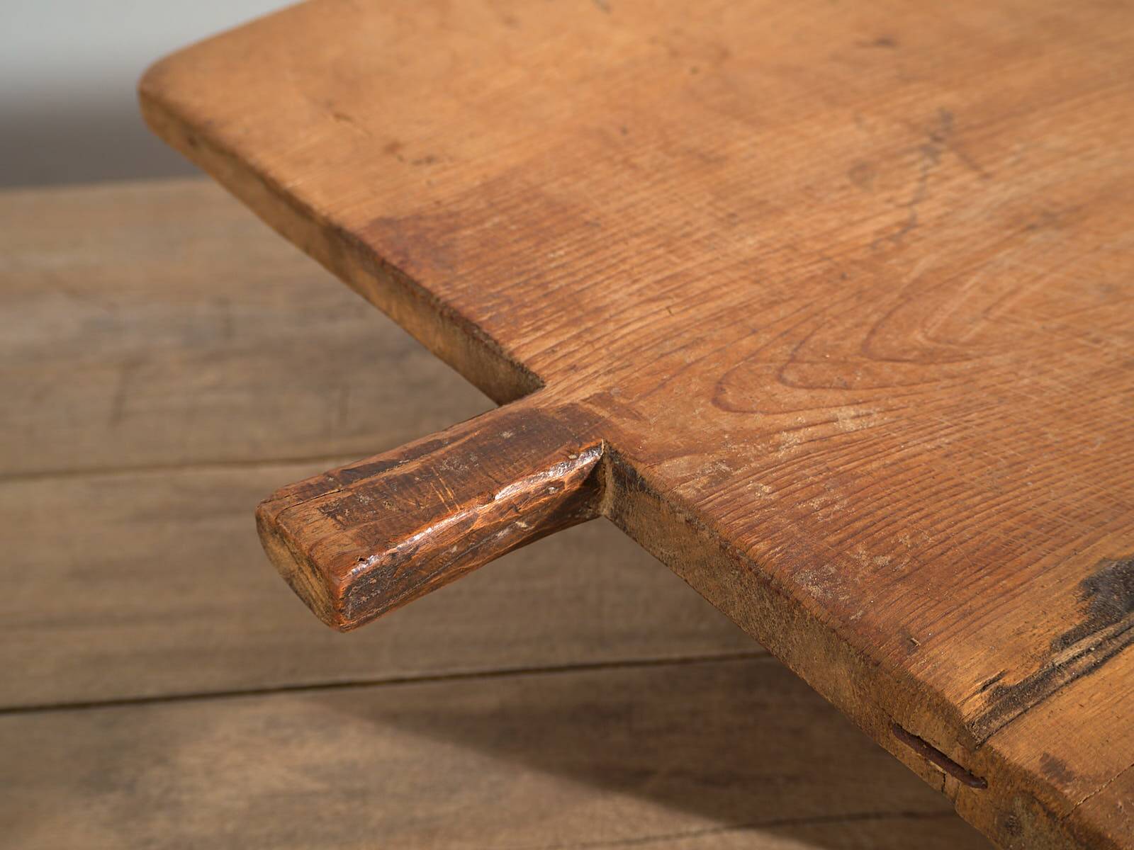 Antique primitive style coffee table (c.1920) #14
