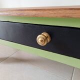 Antique coffee table in solid oak from the early 20th century