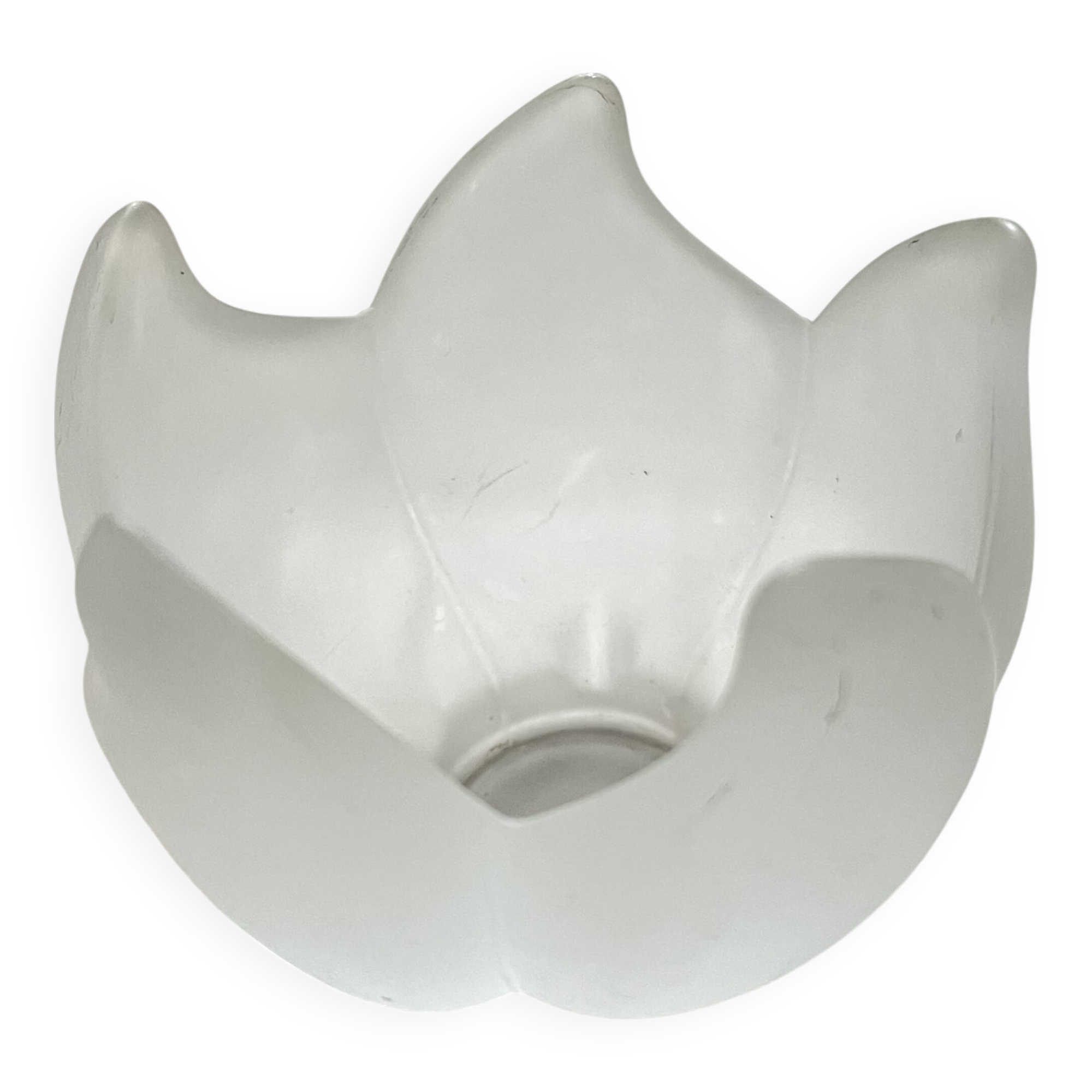 Matte glass tealight holder 🕯️