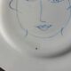 Pair of Picasso plates in Limoges porcelain - Ref 1324