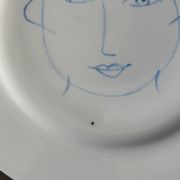 Pair of Picasso plates in Limoges porcelain - Ref 1324