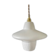Vintage suspension in electrified white opaline to nine