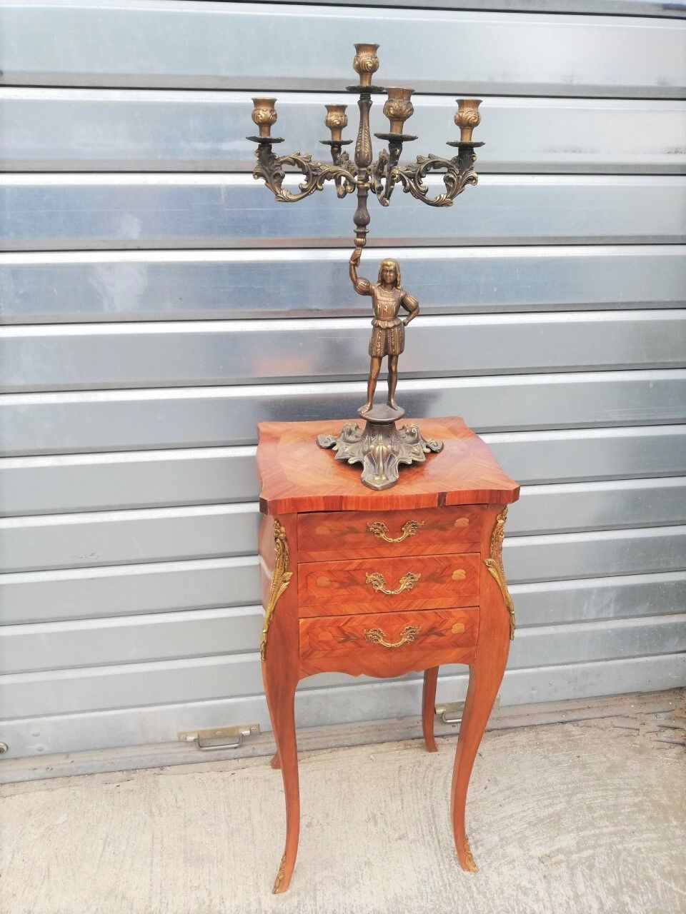 Pair of old candlesticks