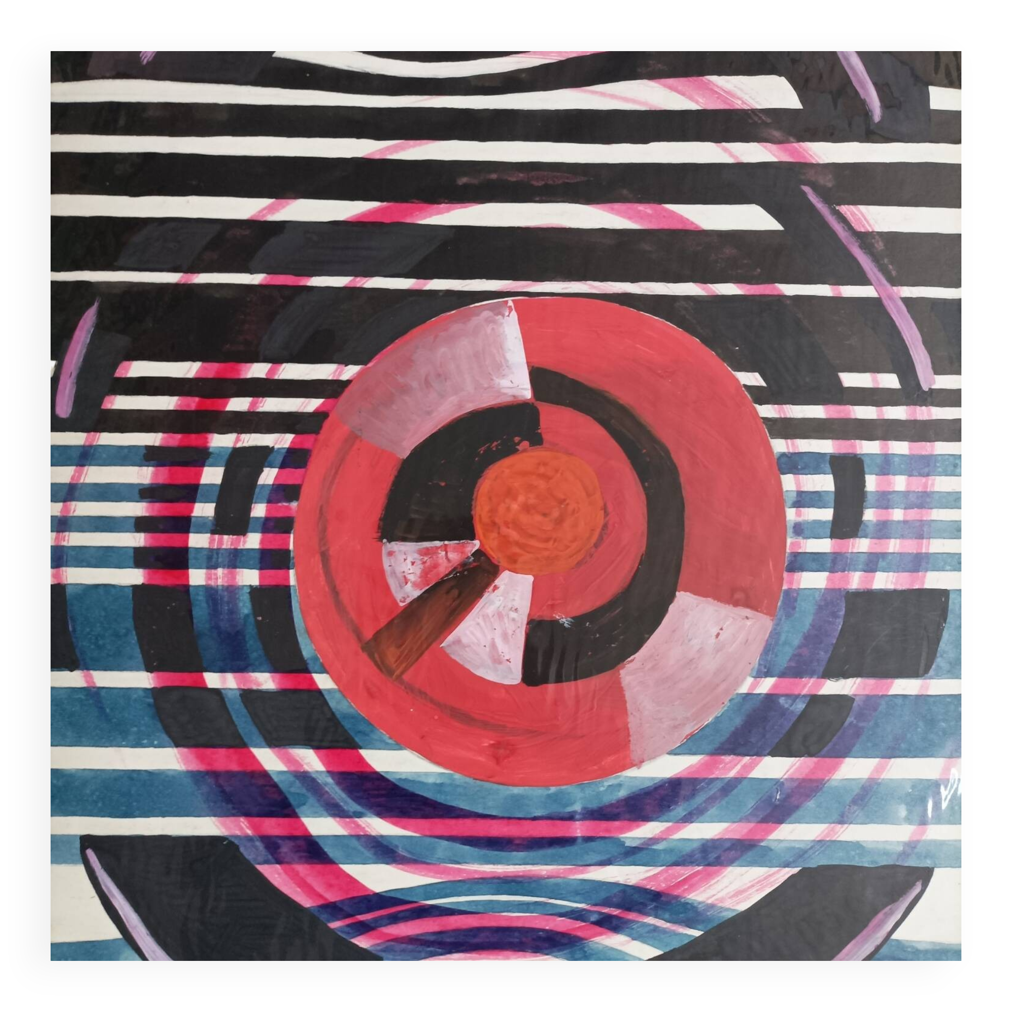 Peinture abstraite, géométrique