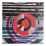 Abstract, geometric painting