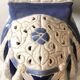 Pair of elephant ceramic side tables