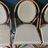 Series of 4 Parisian bistro chairs