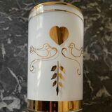 Golden glass carafons