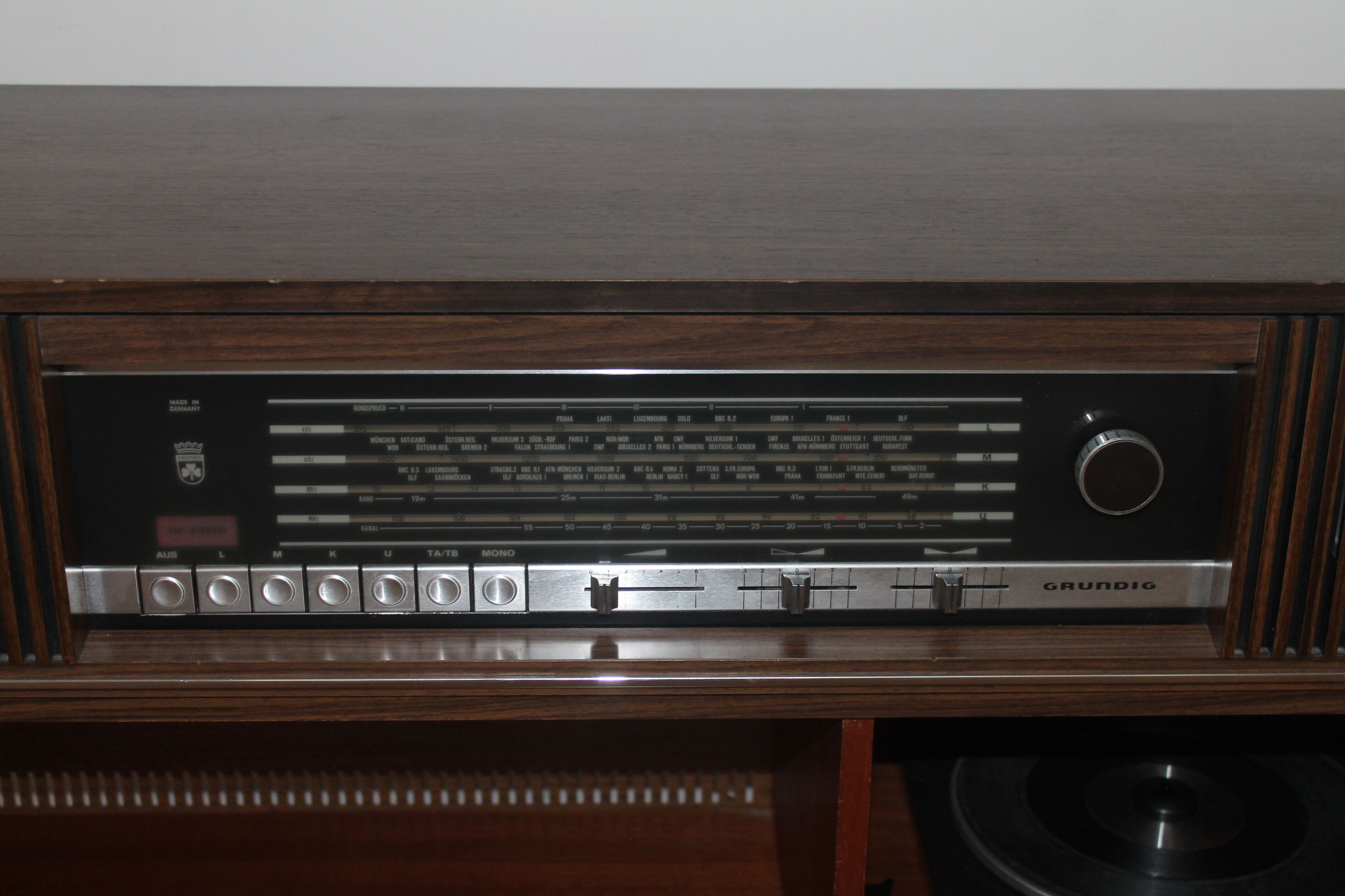 Enfilade Furniture Hifi Grundig vintage 60-70
