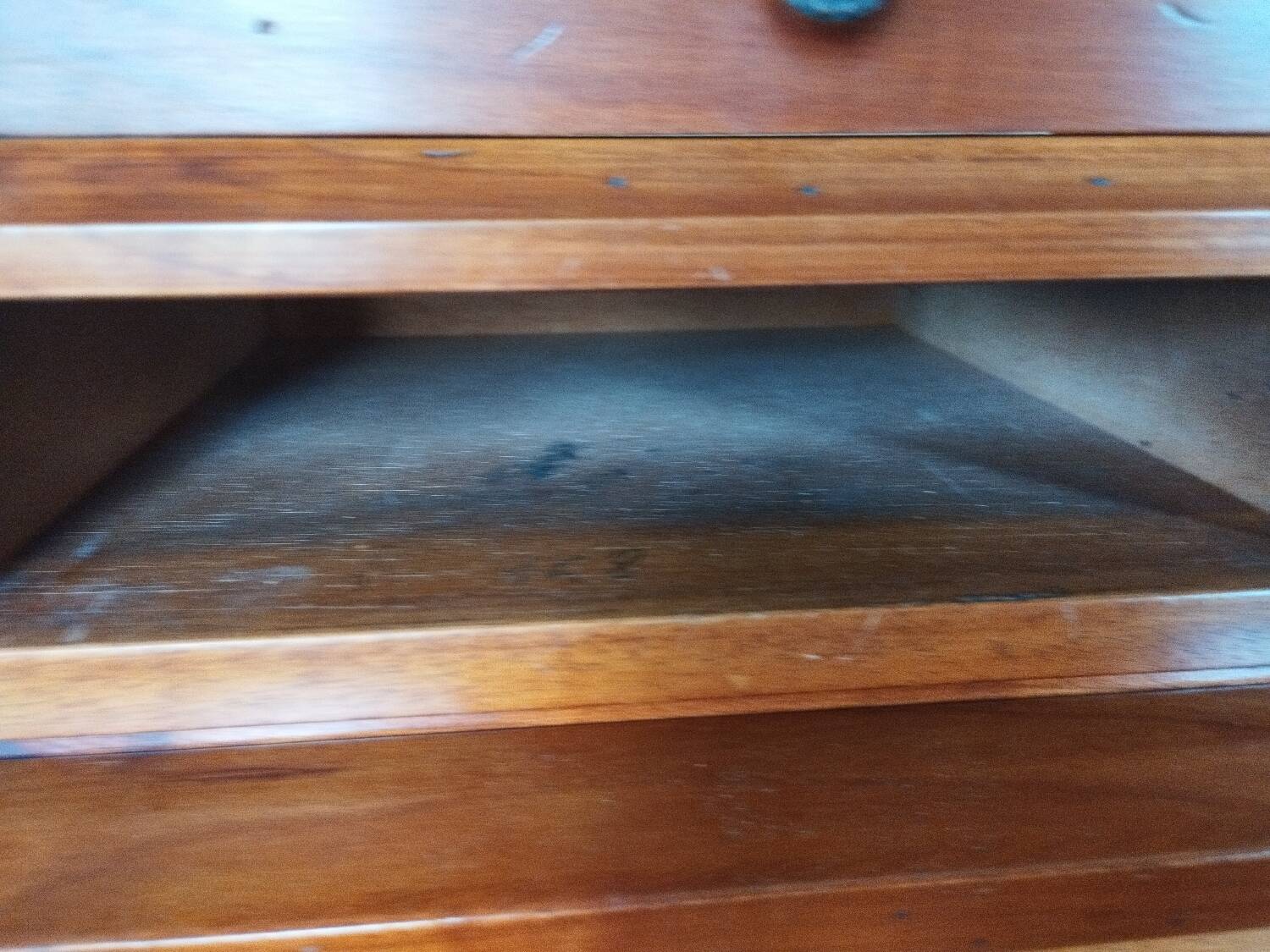 Antique cylindrical desk, Louis XVI style