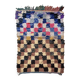 Tapis Berbère Boucherouite coloré - 93 x 134 cm