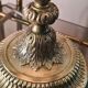 solid bronze lamp france 1960 tyffany style lampshade very beautiful 50x25 elec ok