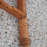 Vintage wicker rattan table