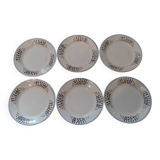 Castre earthenware flat plates, September model