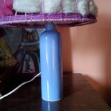 Digoin sandstone lamp from the 70s wool lampshade