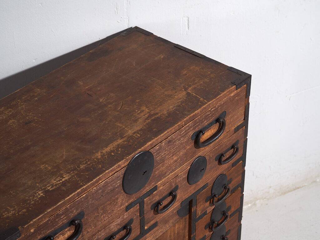 Ancient Japanese Tansu – Meiji/Taishō Period (c.1868-1926) #52