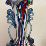 Paire de vases  en verre de Murano