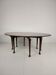 Antique English drop-leaf dining table – Victorian – 8 legs – oval shape – seats 8