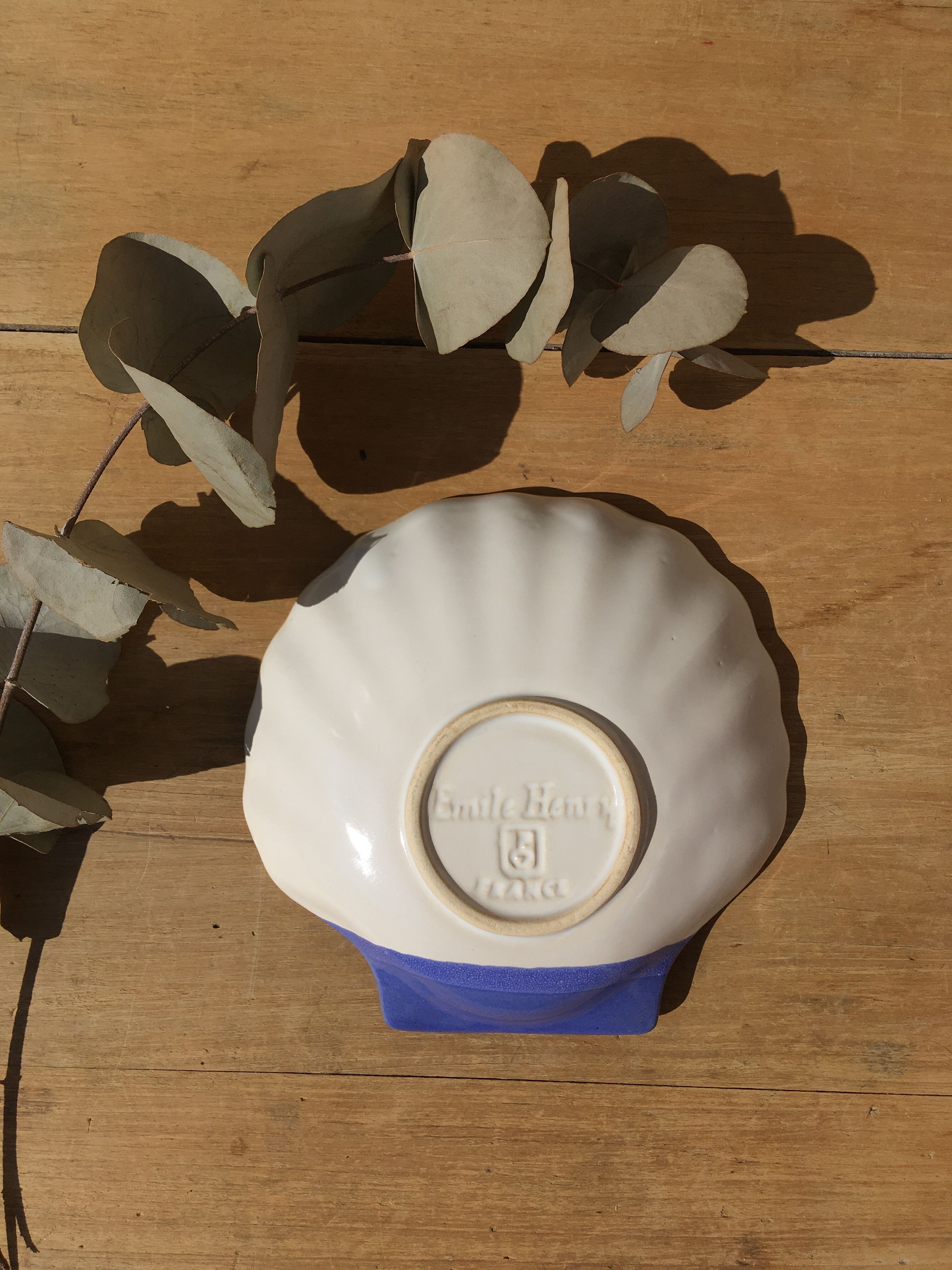 Blue & white St Jacques cups