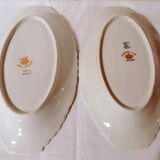Duo of porcelain ravires art Limoges