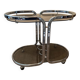 70s bar trolley on wheels