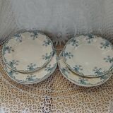 Longwy iron earth dinnerware set
