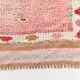 Light Pink & Brown Turkish Vintage Runner Rug, 94x328Cm