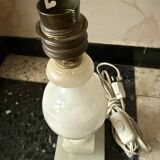 Alabaster lamp base