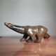 Polar bear, bronze pierre chenet.