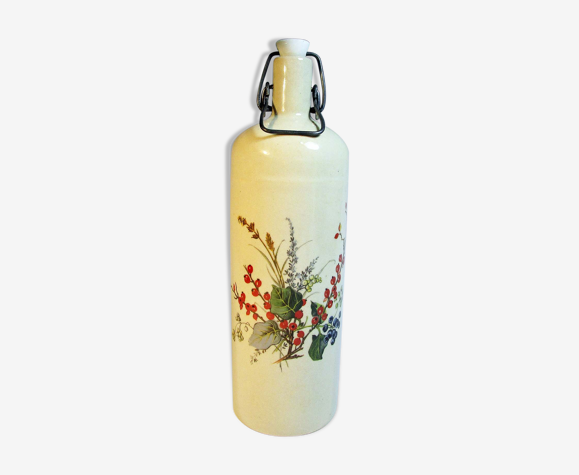 Bouteille en grès clair