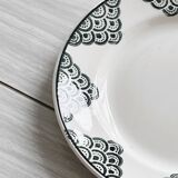 Terre de fer St Amand dessert plates.