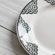 Terre de fer St Amand dessert plates.