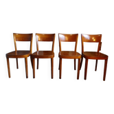 Set 4 chaises Horgen-Glarus Art déco