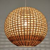 Vintage rattan ball suspension