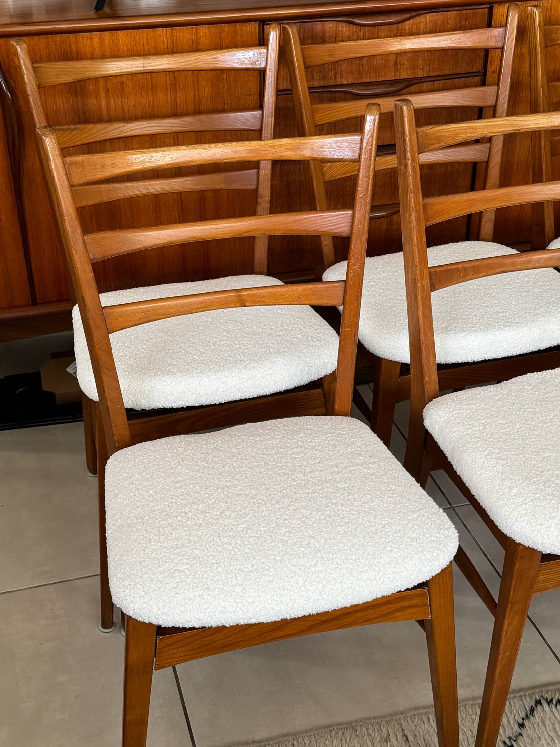 Old vintage Scandinavian style chair X6
