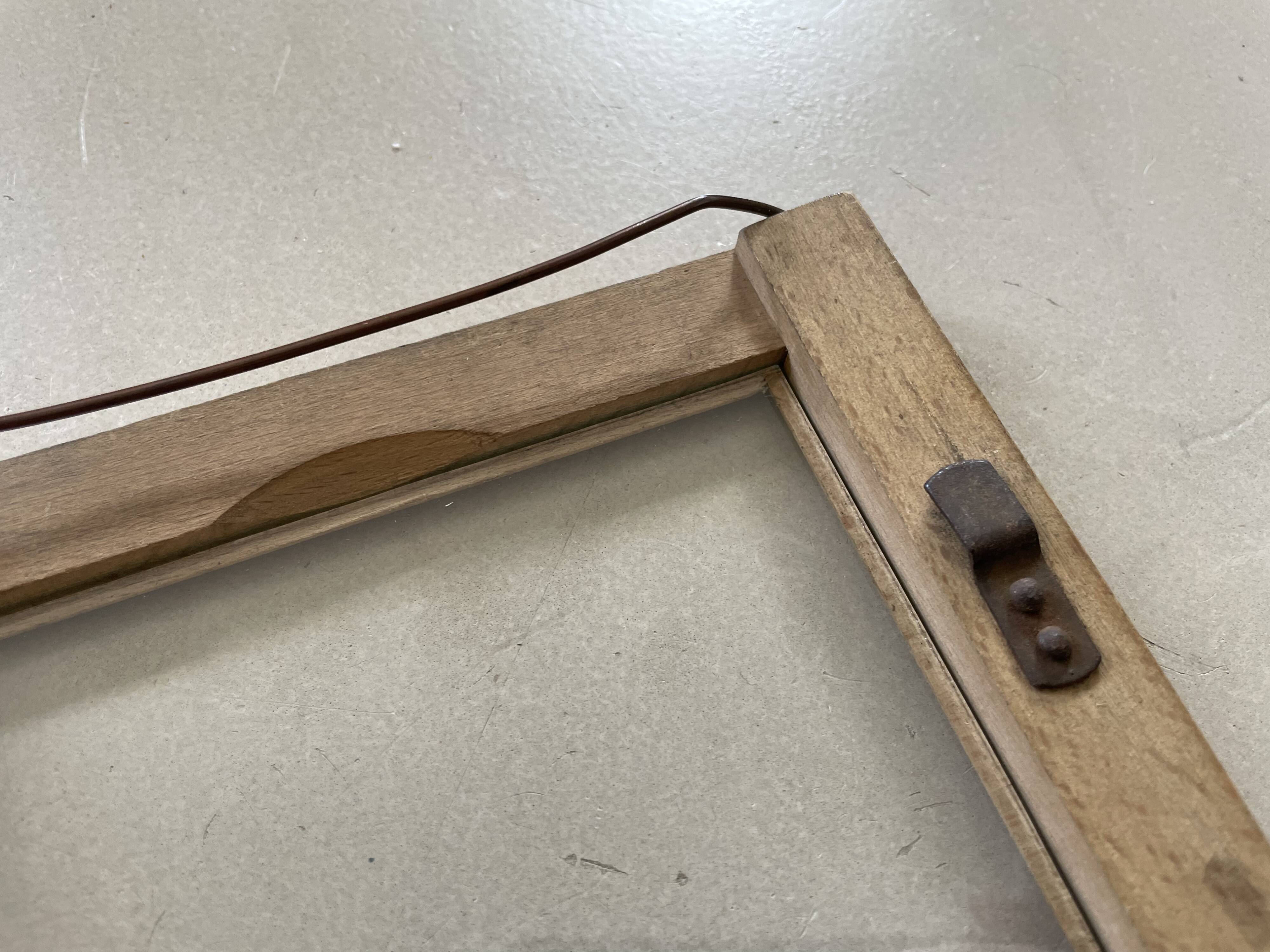 Old photo press frame