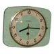 Beroz green formica wall clock