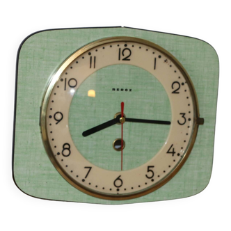 Beroz green formica wall clock