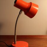 Red desk lamp "veb narva" made in ddr 70's