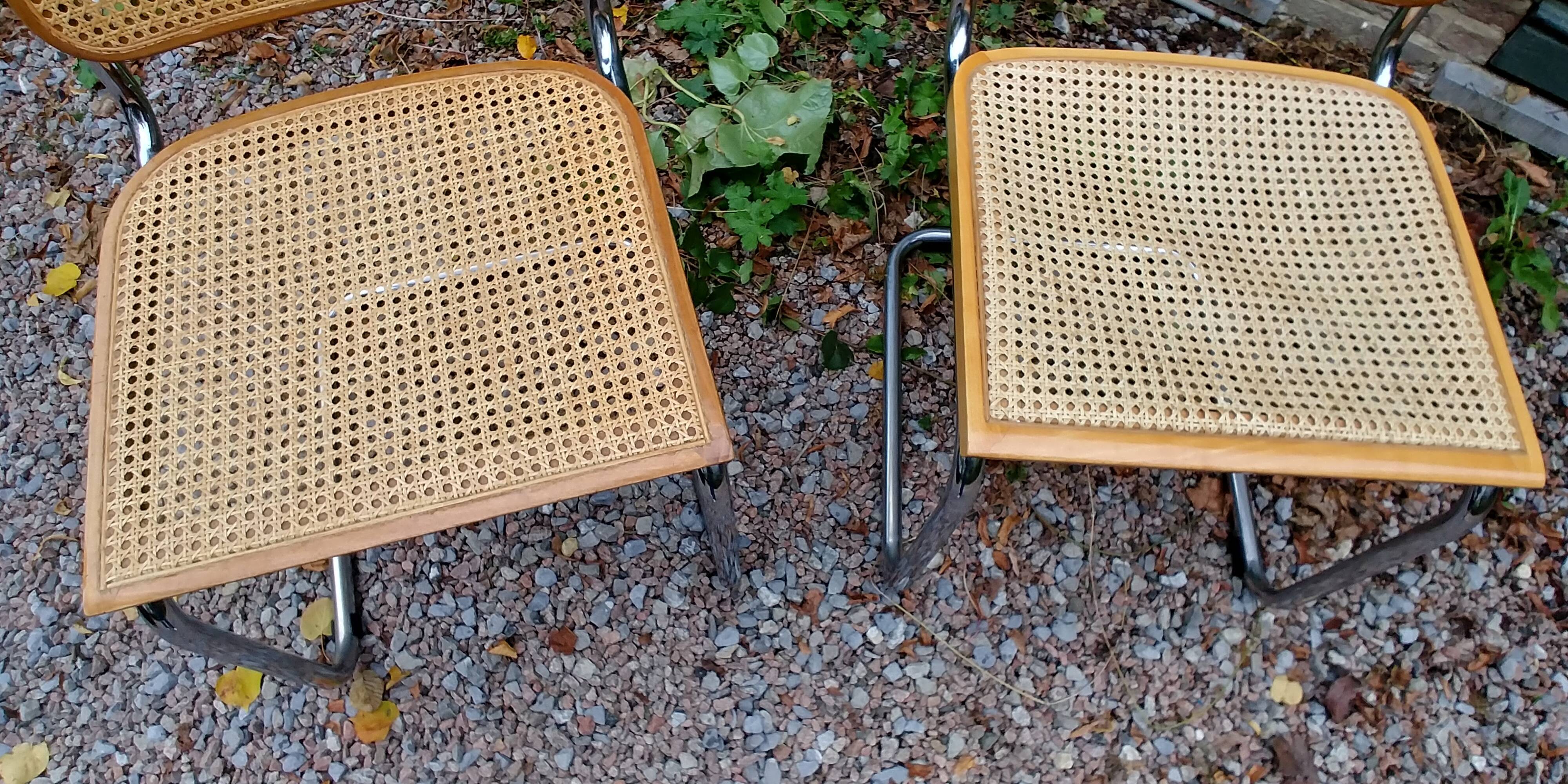 Pair of chairs Marcel Breuer B32