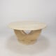 Italian travertine coffee table, 1970s