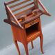1950s wall coat rack in teak