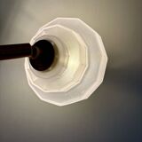 Vintage art deco frosted glass wall lamp with shade