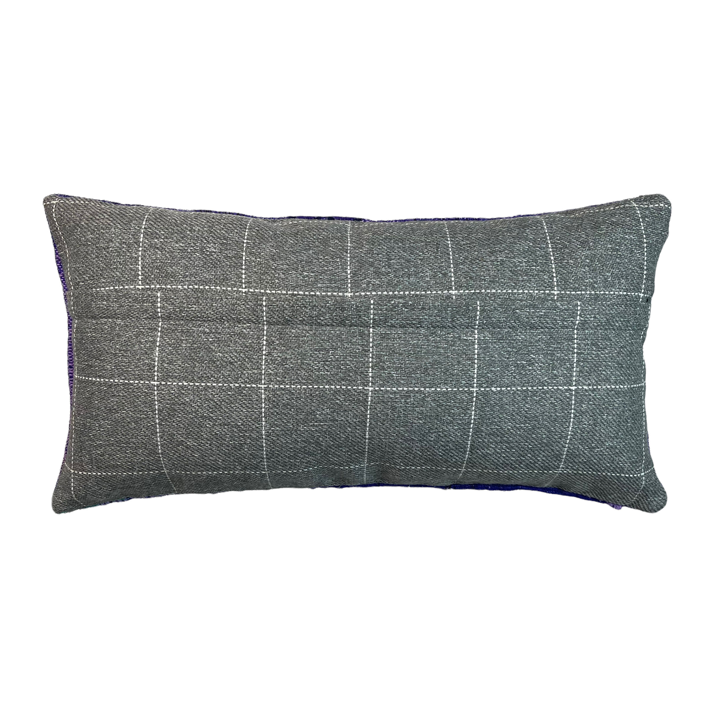 Vintage turkish kilim cushion cover , 30 x 60 cm