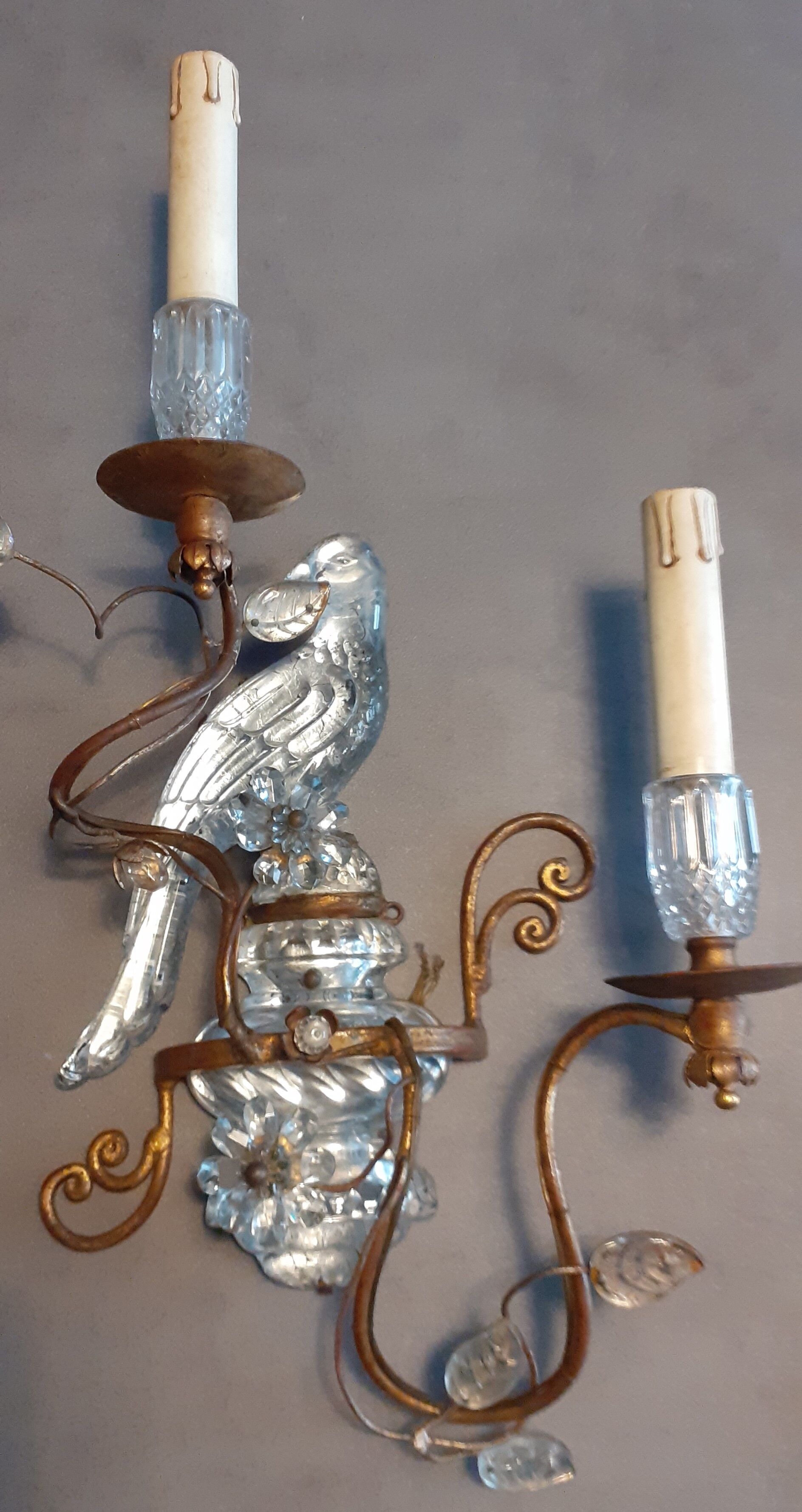 Pair of Bagues sconces