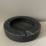 Dark Gray Black Marble Ashtray